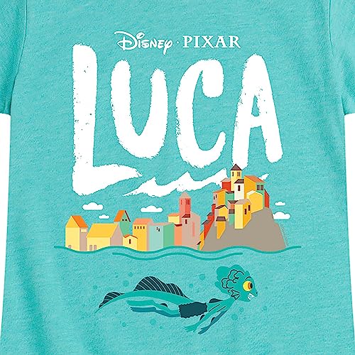 Disney - Luca - Coastal Sea Monster - Toddler and Youth Girls Short Sleeve Graphic T-Shirt3