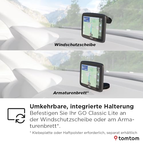 TomTom Pkw-Navi GO Classic Lite (6 Zoll, TomTom Traffic, Karten-Updates für Europa inklusive, Updates über...