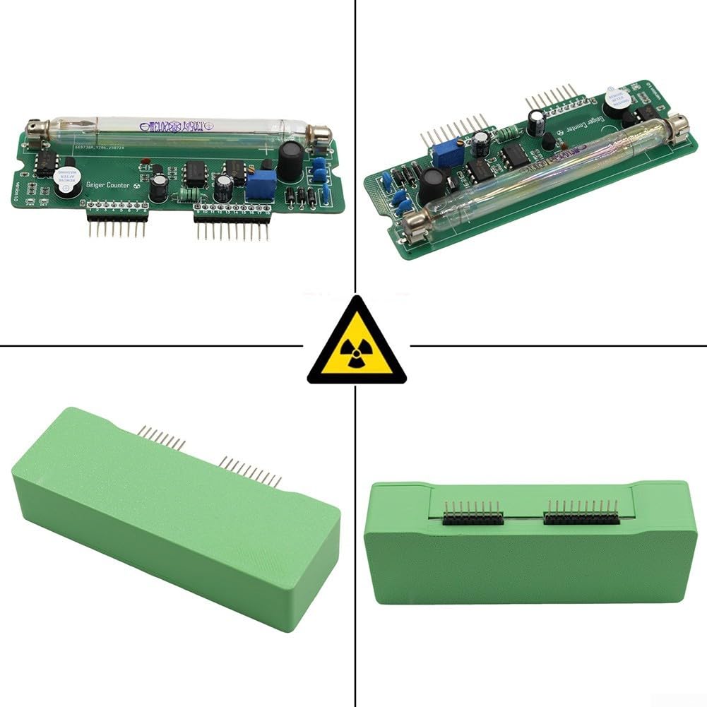 Für GEIGER Zählermodul Nuklearstrahlungsdetektor Echtzeit CPM und Display Beta Gamma Überwachung Plug-In Kompatibel mit J305 Tube Für Umweltsicherheit Apps DIY-Projekte (ohne Gehäuse)