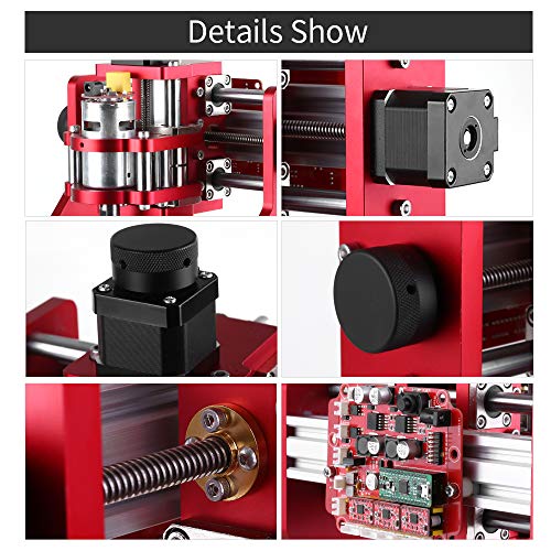 Lianai Mini CNC Router 1310 CNC Metal Graving Machine Milling Kit PCB Wood Milling Laser Machine Rec