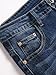 Woskrge Men's Slim fit Stretch Jeans Fashion Denim Pants Blue 31