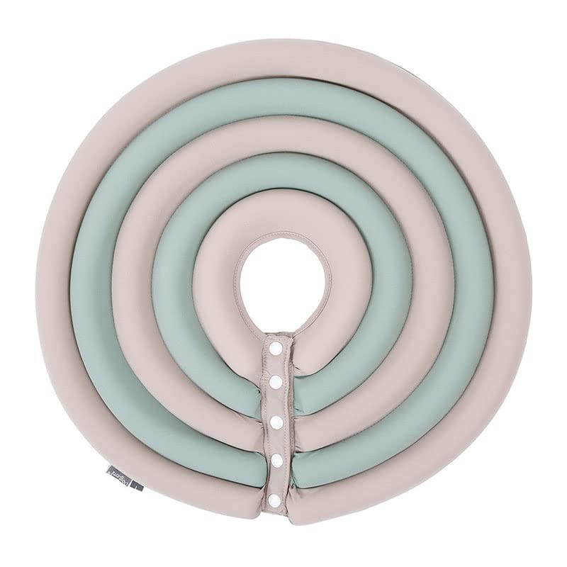 Collier élisabéthain doux nylon anti-morsure pour chat et chiot taille S