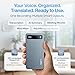 LIMU AI Voice Recorder Pro with App Control - 60h Battery, 64GB Metal AI Note Taking Device - GPT 5 Translation, Summaries & Mind Maps (125 Languages), 400 Min/Month - Digital Audio Recording Device