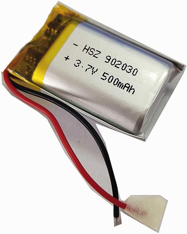 Kingin 10ea 500mAH 3.7V 9X20X30mm Rechargeable li-Polymer Battery with PCM 902030 Lithium Battery