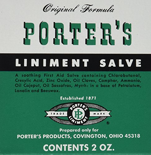 Porter's Liniment Salve, 2 Count soulage les irritations et tiraillements cutanés