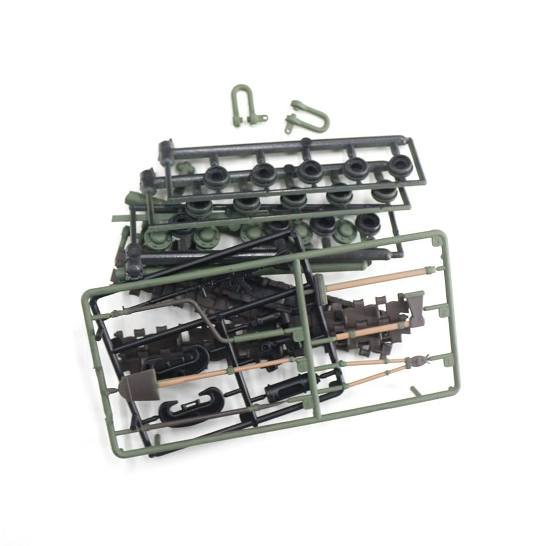 YUTT Carri armati RC per adulti, 1/16 2,4 G RC tedesco Jagdpanther Tank Destroyer modello di veicolo giocattoli regali con luci suoni (versione base/verde mimetico)