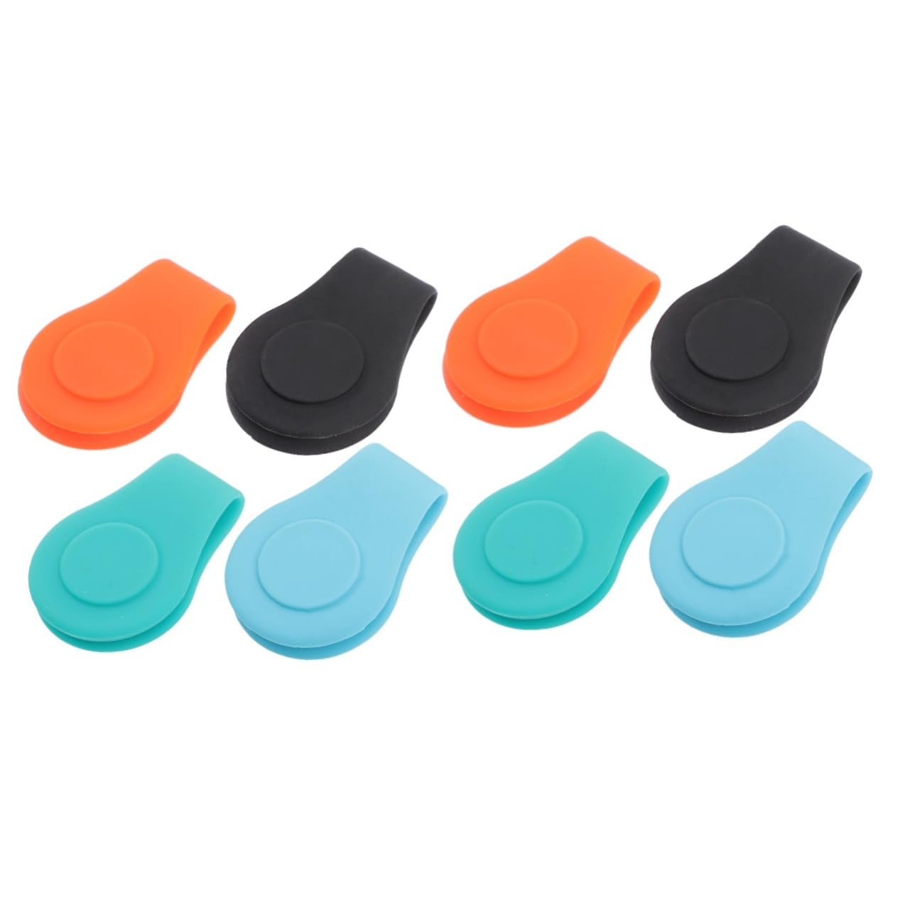 Milisten Golf Hut Clips Mit Farbigen Ballmarkern Magnetische Langlebige Golfzubehör Für Schnellen Zugriff Golfballmarker Für Golfspieler Und
