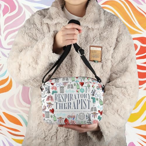 WCGXKO RT Gift Respiratory Therapist Crossbody Bag Respiratory Care Week Gift Employee Pulmonology Nurse Gift4