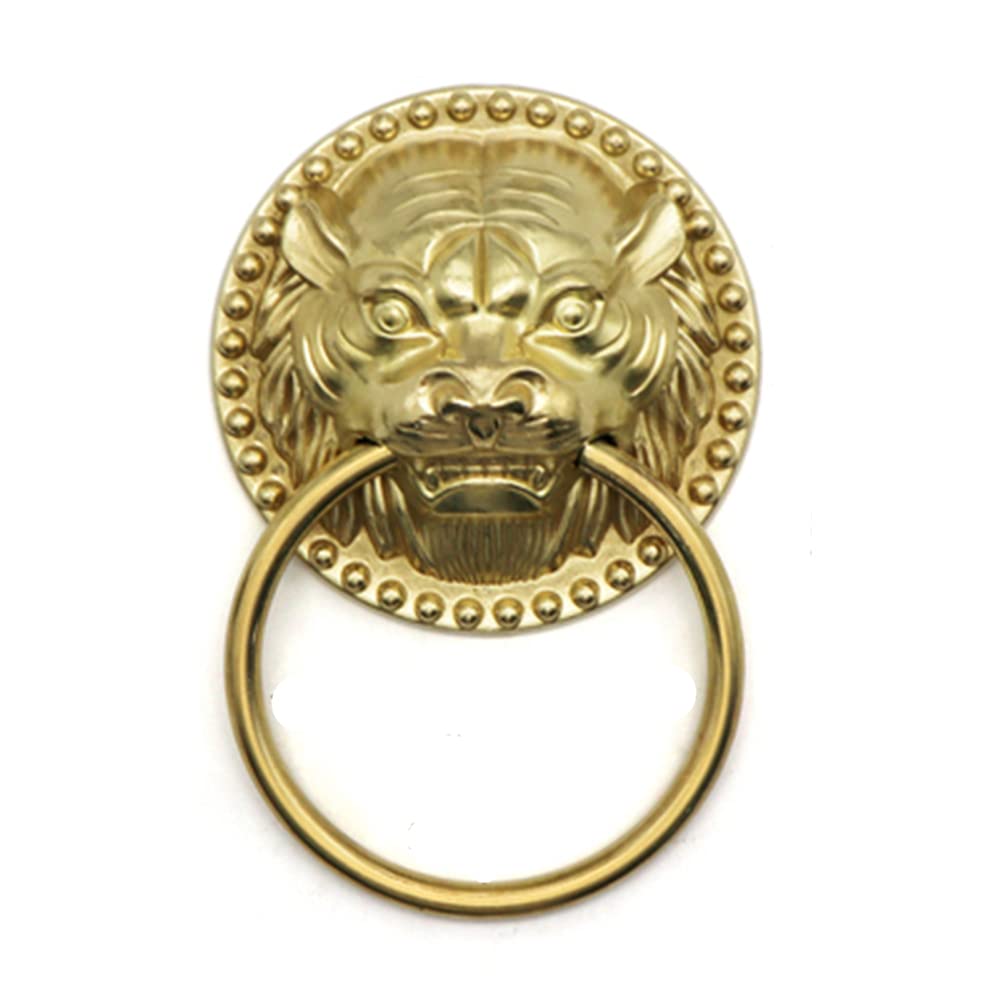 Aldaba para puerta de cobre antiguo B-22×16cm con diseño macizo y resistente
