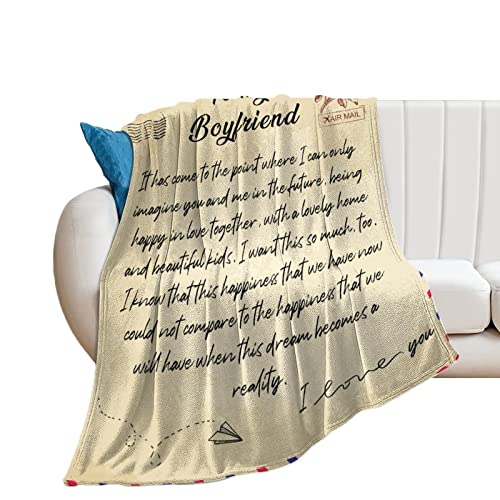 Couverture en flanelle cadeau petit ami plaid doux lit - 5