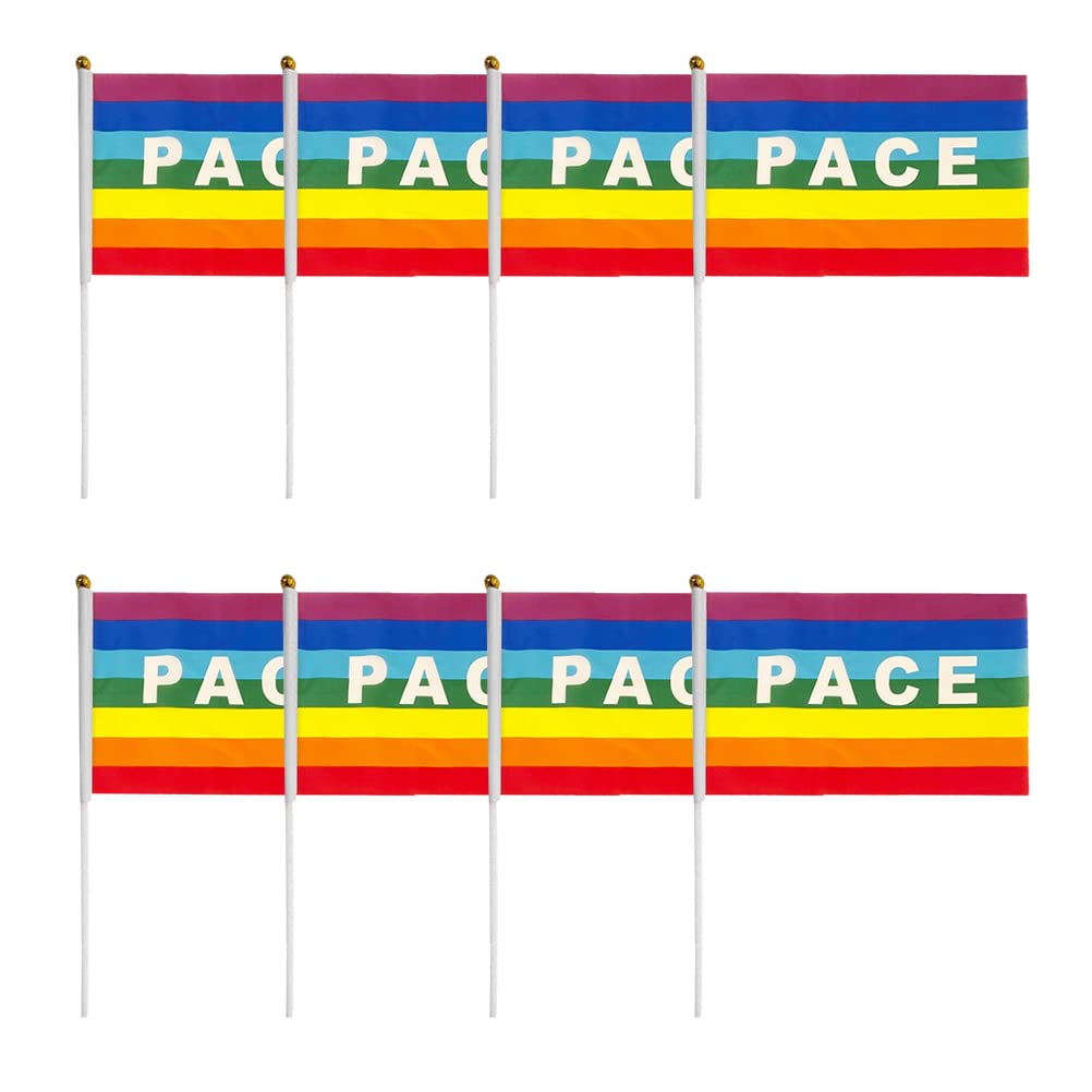 Drapeau de la Paix en Polyester Vibrante Décoration Extérieure Résistante aux Fêtes