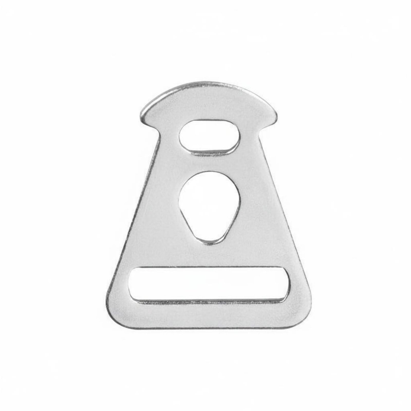 Galvanized Iron Triangle Tent Bracket Rust Resistant Guy Rope Plate Strong and Hard Grommet Anchor Plate, Horn PIECE-image-23