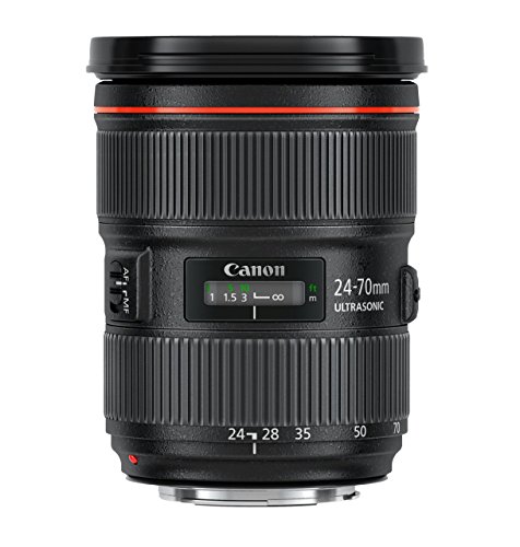 Canon 5175B002-cr EF 24-70mm F/2.8L II USM Standard Zoom Lens, Black (Renewed)