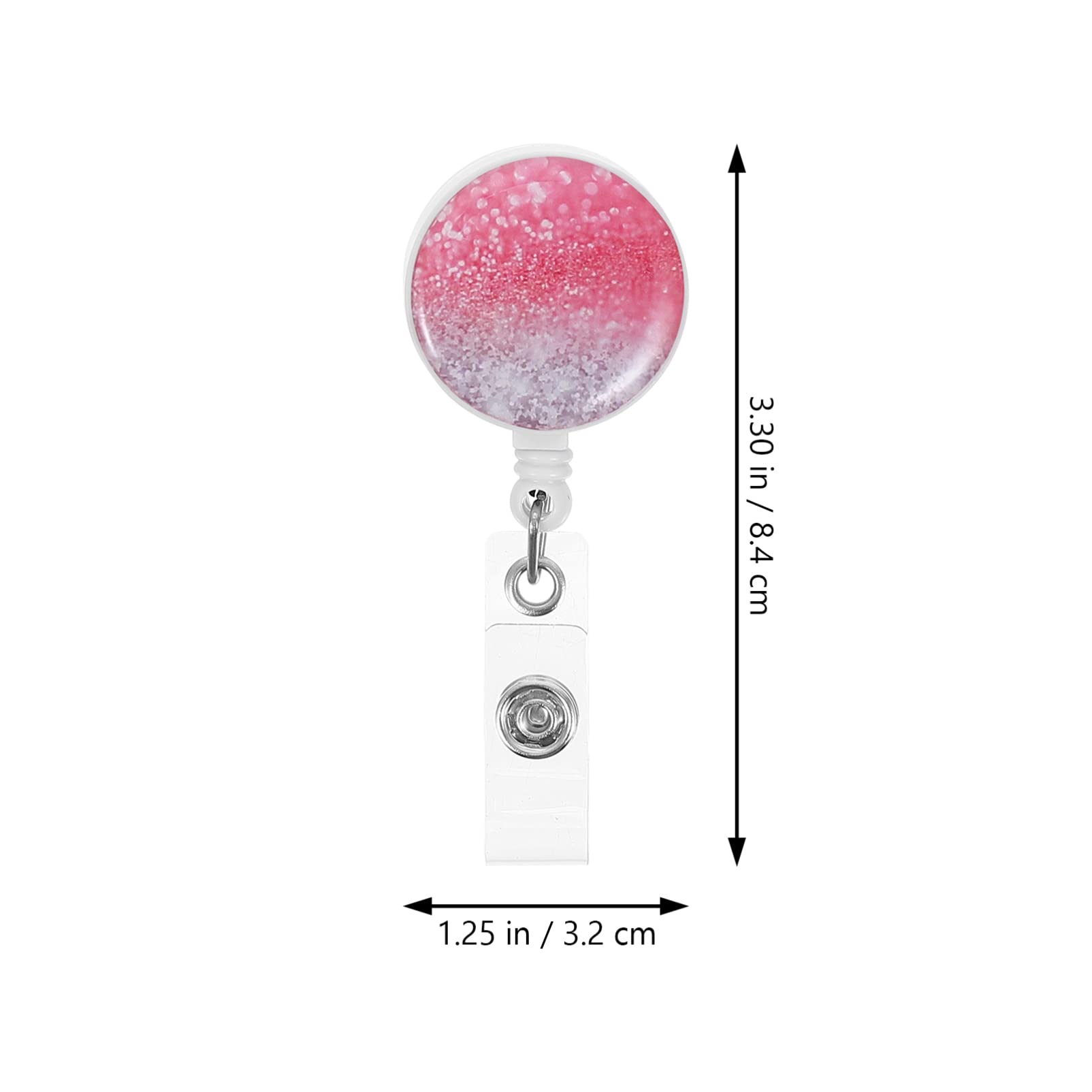 Lurrose 16 Pz fermaglio distintivo accessori per ufficio portabadge Badge per studenti portatessera badge nominativi porta badge fibbie per badge fibbie per carte dei dipendenti AbS