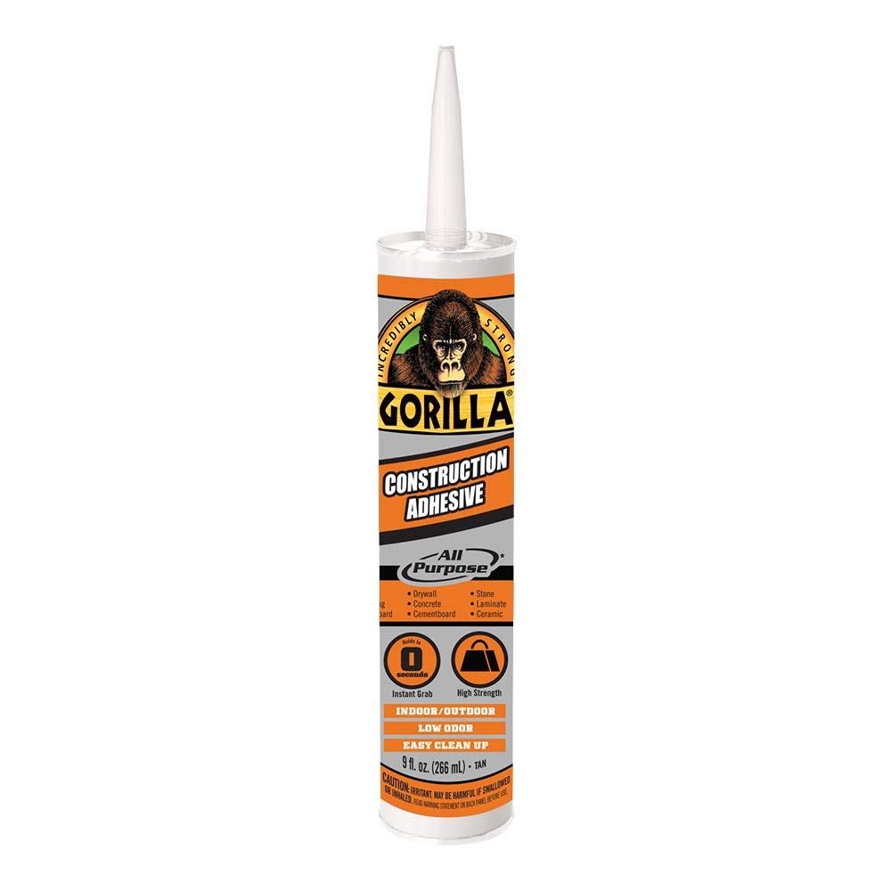 Gorilla Construction Adhesive - Heavy Duty Bond -15 Gorilla Construction Adhesive - Heavy Duty Bond -15