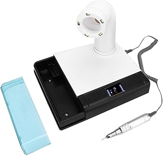 Máquina de broca de unhas elétrica, 65W 18000 Rpm portátil profissional manicure pedicure polimento kit de broca de prego de lixamento de luz de manicure LED brocas de prego efile elétricas para mulheres uso doméstico e de spa (EUA)