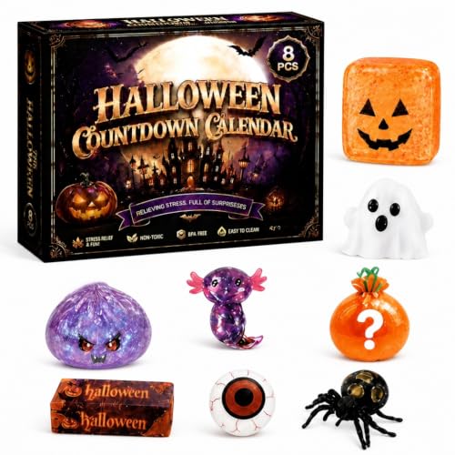 Halloween Squishy,8 Pieces Squishy Pack,Halloween Theme Squishies - image 1