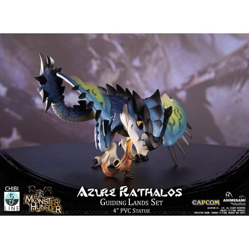 AGSCAPMHLIMAR Monster Hunter Azure Rathalos Animegami Figurine, Multicolour, one Size