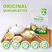 DARLAC FARMS Freeze Dried Durian Bites 60g 2.12 Oz (0.7 Oz x 3 Counts), Premium Organic Crispy Crunchy Natural Healthy Fruit Snacks for Kids & All Ages, No Sugar Added