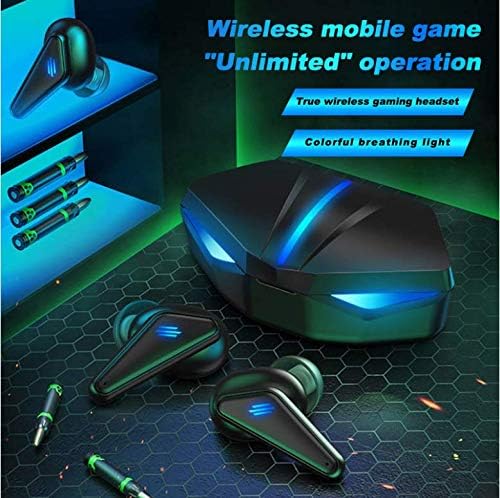 Miniatura 2 de Auriculares inalámbricos para juegos, K55 True TWS Bluetooth 5.0, auriculares de reducción de ruido de 3 agujeros, auriculares intraurales de modo