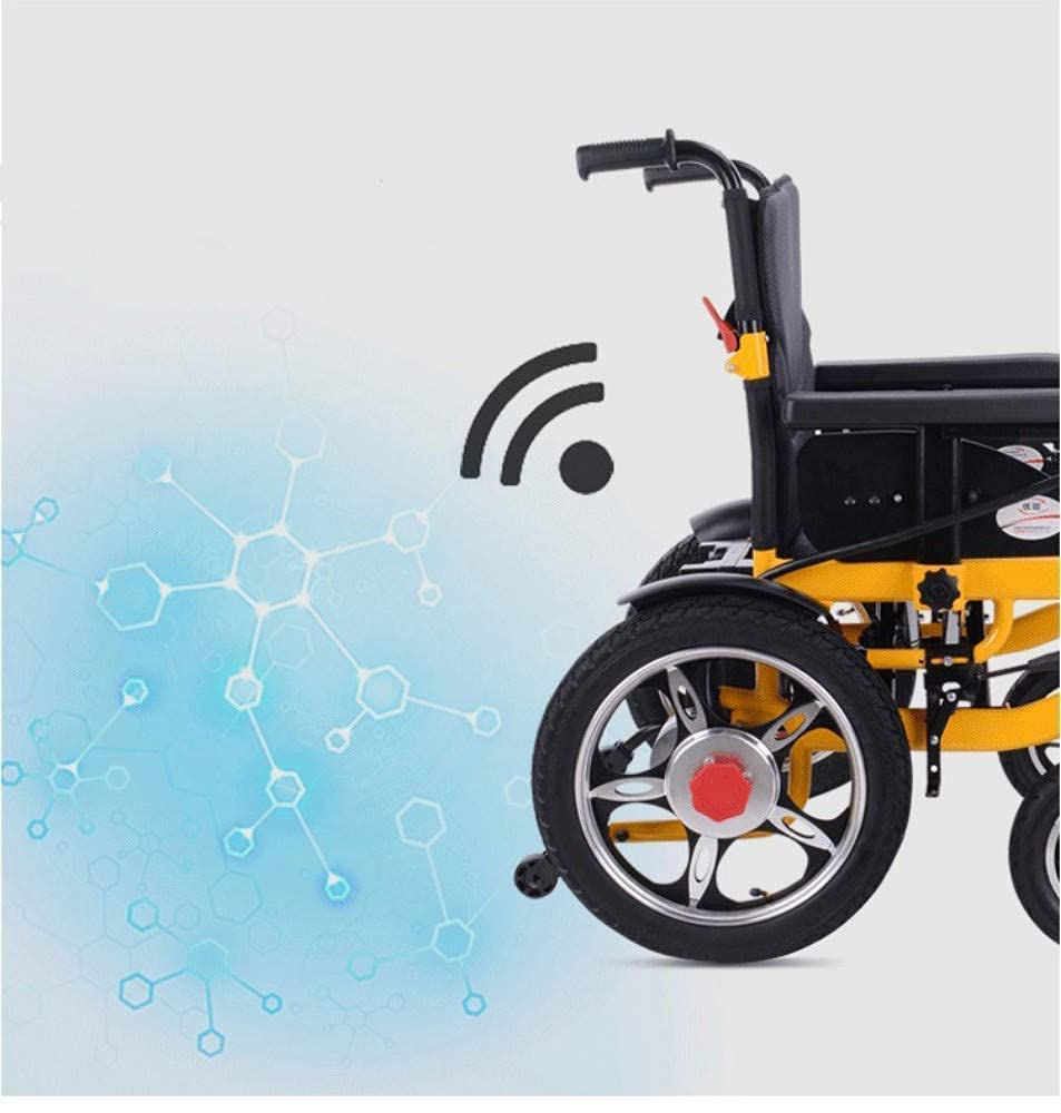 Carrozzine Leggere per Adulti Carrozzine elettriche per Il Trasporto Carrozzina elettrica Pieghevole Leggera per Adulti Bella casa
