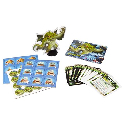 Iello , King of Tokyo: Cthulhu Monster Pack , Board Game , Ages 8+ , 2 to 6 Players , 30 mins Minutes Playing Time