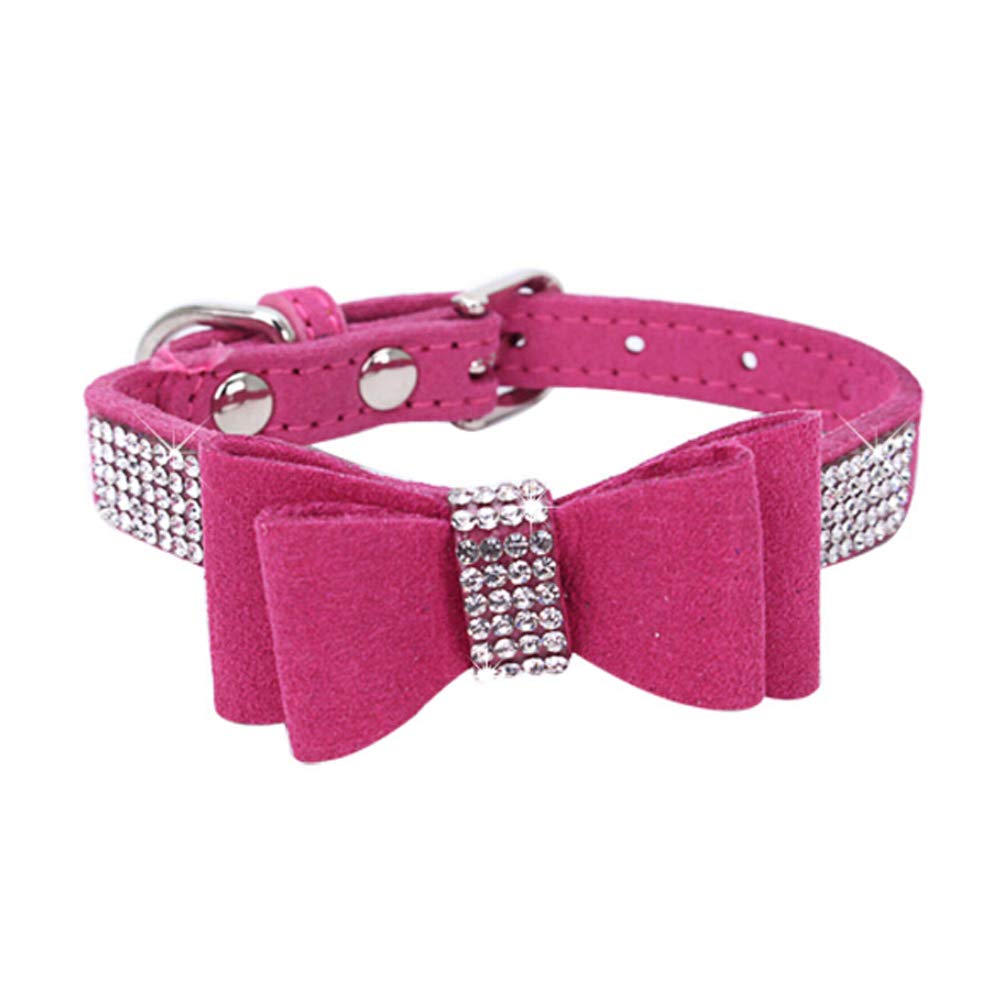 Collier nœud papillon strass chien idéal pour les fêtes et les mariages