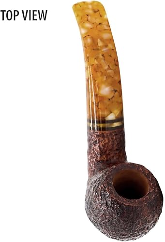Miniatura 8 de Miele Honey Pipe - Tubos de madera hechos a mano Savinelli Tobacco Pipe con acabado rústico (642)