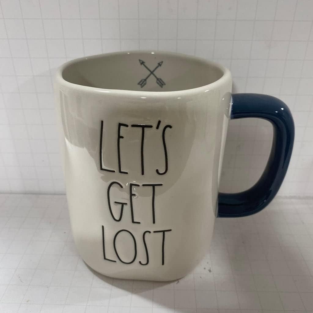 Rae Dunn LET'S GET LOST Mug - Ceramic - Dishwasher and Microwave safe