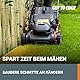 Worx Nitro 40 cm Akku-Rasenmäher, Elektrischer Rasenmäher, WG734E, 40 V PowerShare PRO 2 STK. 4,0 Ah Akku (Akkus & Ladegerät inklusive)