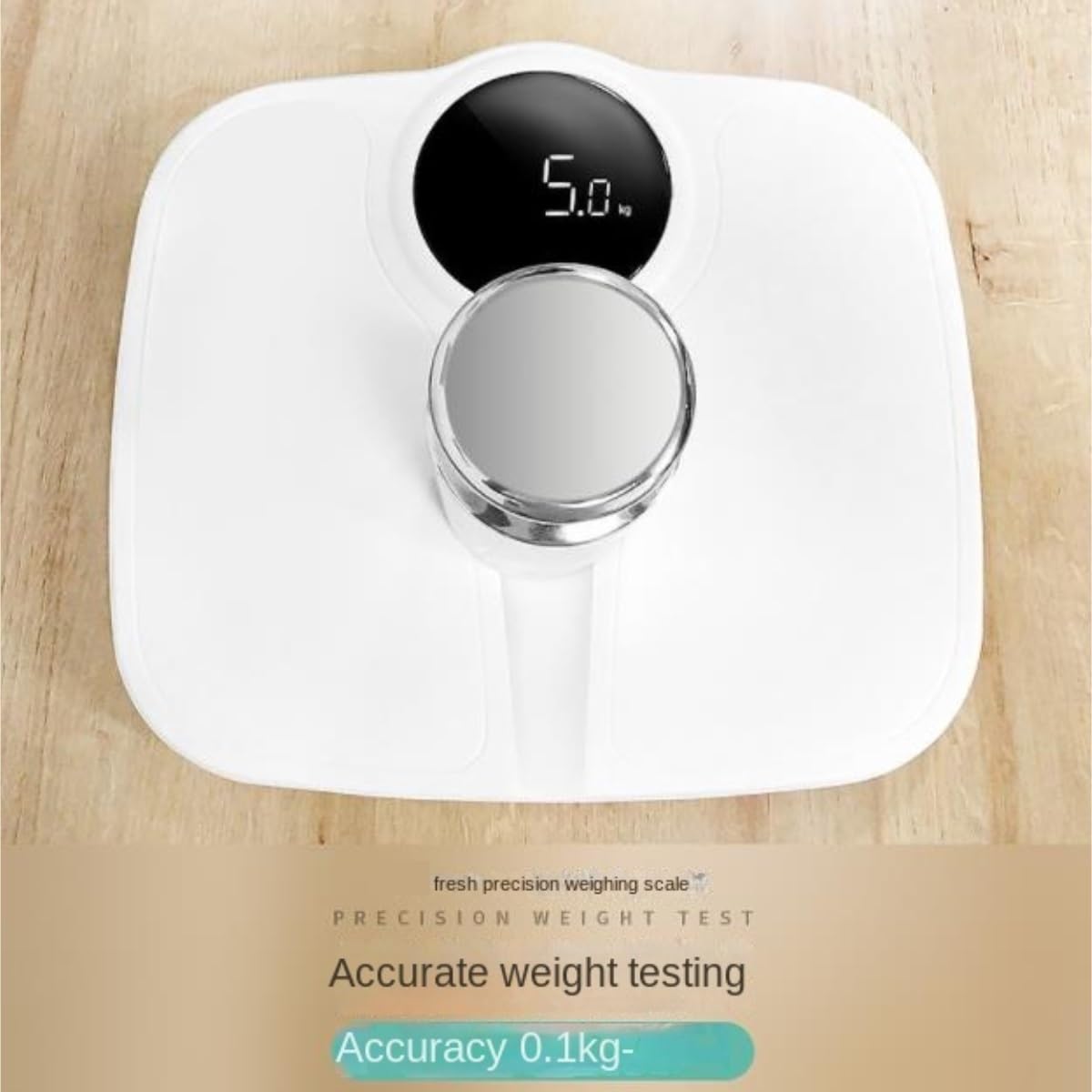 Cyfrowa Waga Waga Do Pomiaru Tkanki Tłuszczowej, Elektroniczna Waga Cyfrowa, Waga Łazienkowa Waga łazienkowa(White)