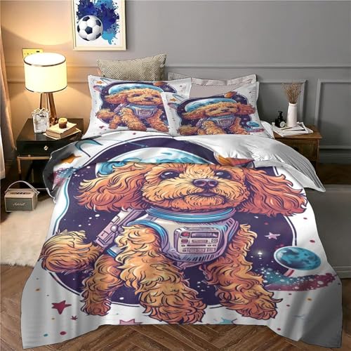 Housses de couette cochon 3D hypoallergénique microfibre douce - 6