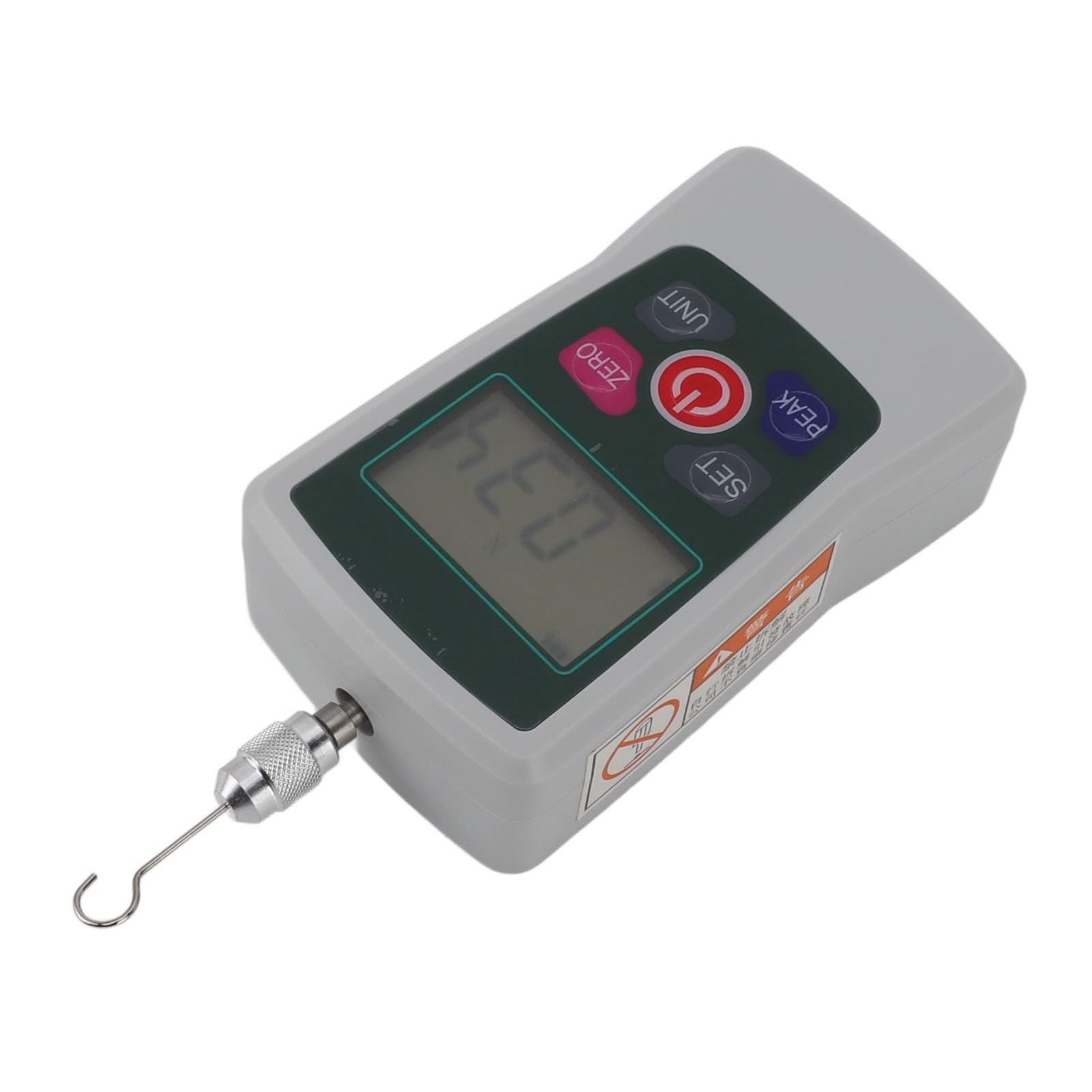 Mini Jauge de Force Numérique, Testeur de Traction 50N, Dynamomètre avec Modes Temps Réel/crête/premier Pic, Testeur de Pression de Tension Portable avec Unités N LB Kg Oz, étui