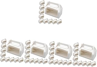 NOLITOY 50 Pcs Window Cake Box Packaging Wedding Cake Carrier with Lid and Handle Cupcake Holder Cake Pops Candy Cookie Container Chocolate Cookie Case Household Paper White Window Box