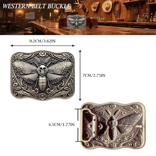 Cowboy Belt Buckle for Men Women Vintage Rodeo Texas Map 1836 Longhorn bull Western Belt Buckles