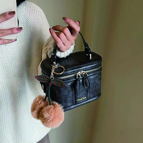 Bolso tipo caja para mujer negro estilo estilizado miniatura 4