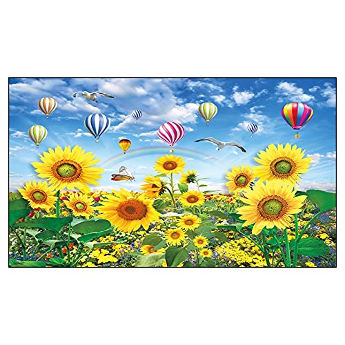 Broderie strass peinture diamant 5D tournesol grand format 70x120cm point de croix