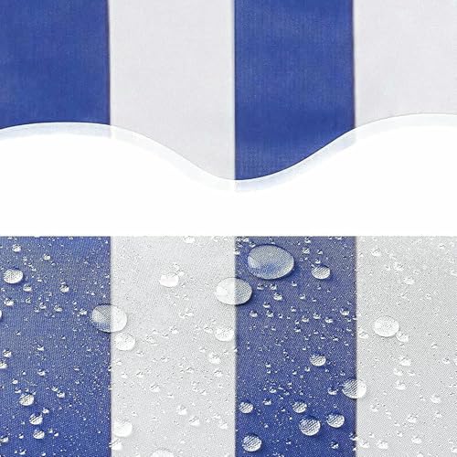 Auvent rétractable de remplacement imperméable en toile polyester haute densité - 3