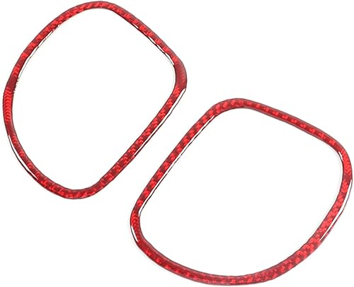 Miniatura 6 de LLKUANG Co-Pilot Dashboard Air Outlet Frame Molding Trim Kit Compatible with Chevrolet Corvette C5 Z06 1998-2004,Real Carbon Fiber Center Console