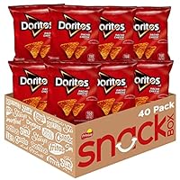 Doritos Flavored Tortilla Chips, Nacho Cheese, 1 Ounce (Pack of 40)