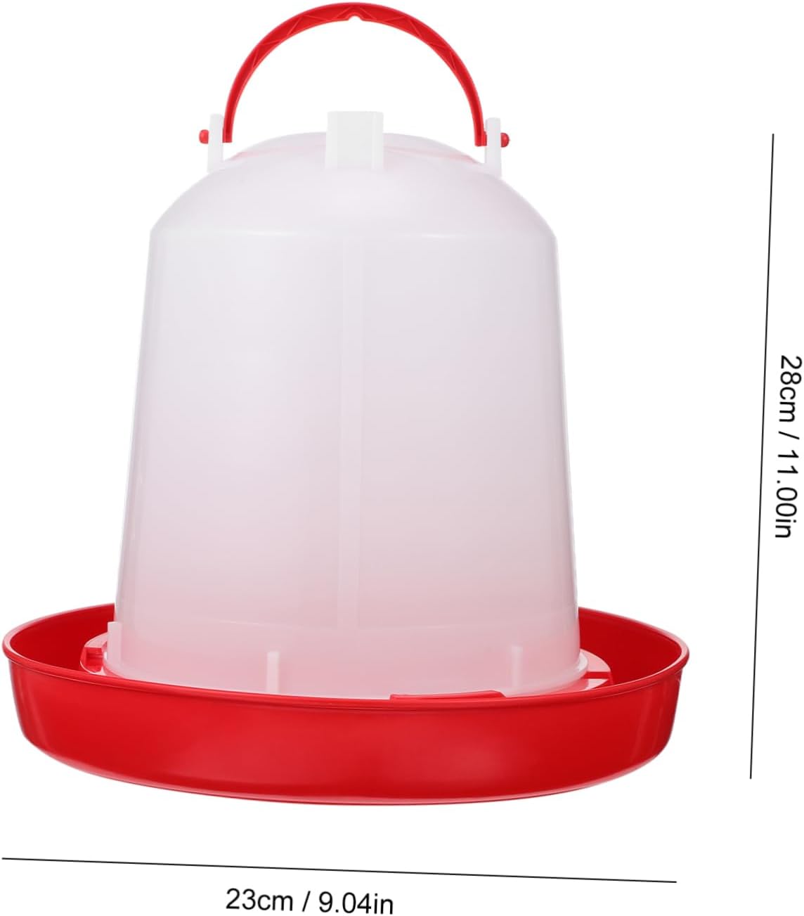 1pc Automatic Chicken Waterer Poultry Drinker Refill System for Chickens Pigeons More for Home and Farm Use Random Style