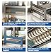 Hdrriozu Over the Sink Dish Drainer Drying Rack 3 Tier Over Sink Dish rack for a Tidy Kitchen Sink Shelf Organized Space-Saving Dish Rack with Cover for Dishes, Glasses, Bowls, and Cutlery