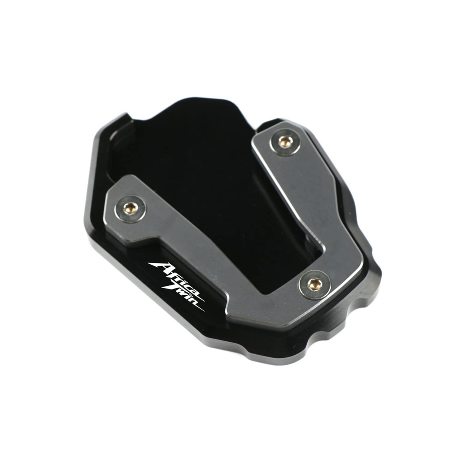 Plaque support béquille moto pour éviter la chute sur sol meuble
