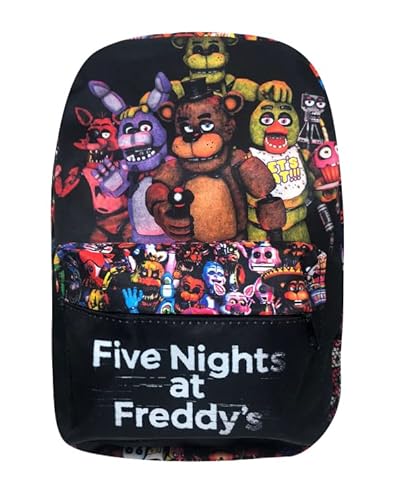 Mochila Five Nights at Freddys + Estojo 1 zíper