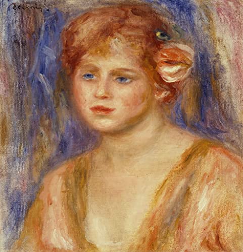 Affiche Renoir Portrait d'une jeune fille grand format déco murale chambre