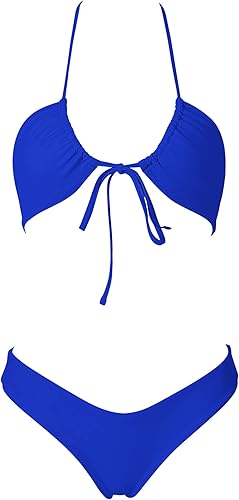 Miniatura 2 de RUUHEE Trajes de baño de 2 piezas con estampado floral y cintura alta para mujer