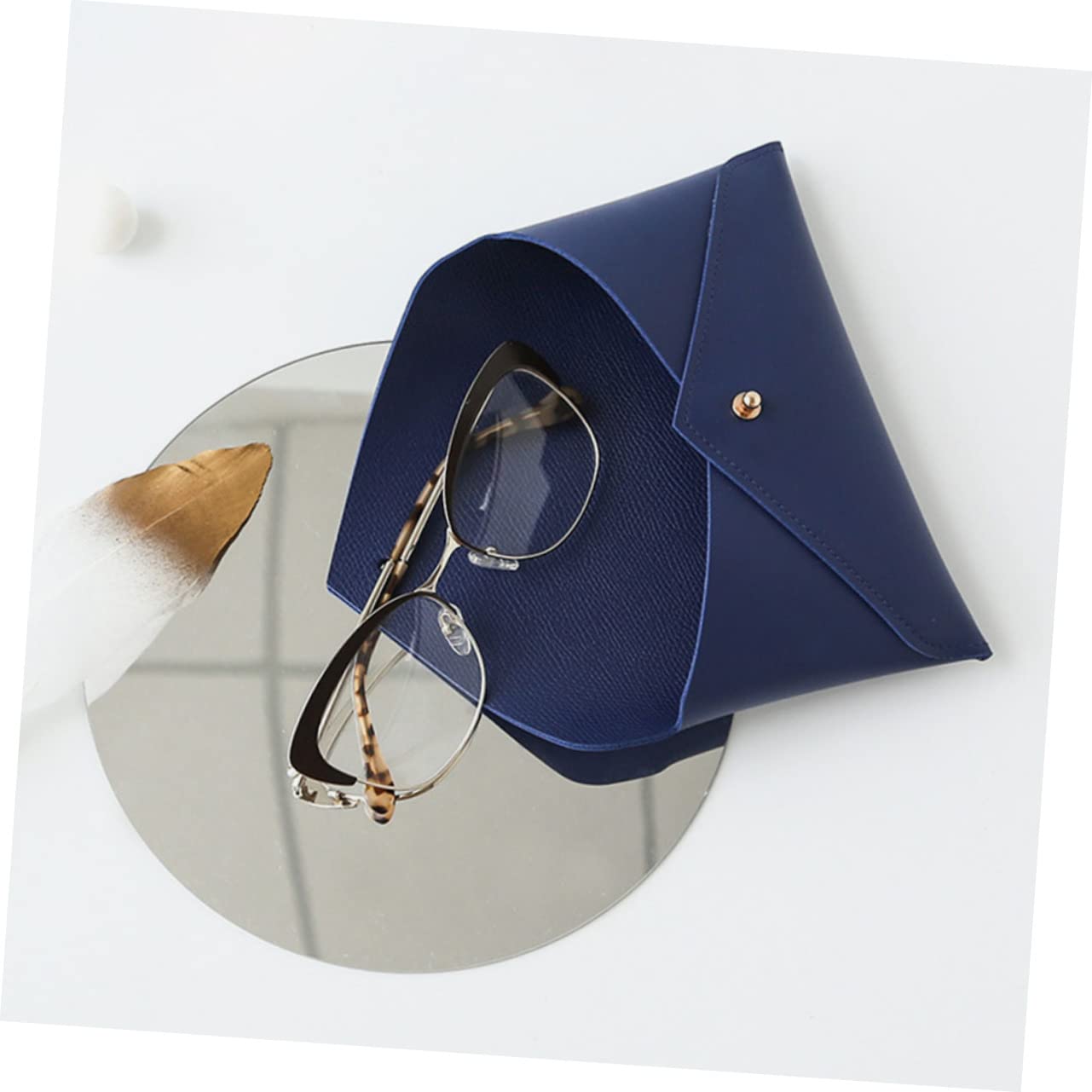 12piezas Estuche De Gafas De Sol Portátil Organizador De Lentes De Moda y Protección y Almacenamiento Para Gafas De Sol y Lectura