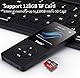 64GB MP3 Player mit Bluetooth 5.3, Ultraleicht (30 Gramm), bis zu 80 Stunden Akkulaufzeit, 1.8-Zoll-Bildschirm, ideal für Sport, Kinder und Erwachsene, unterstützt TF-Karten bis zu 128GB
