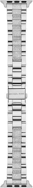 Michael Kors Band for Apple Watch; Stainless Steel Smart Watch Bands for Women; Compatible with Apple Watch 38mm, 40mm, 41mm