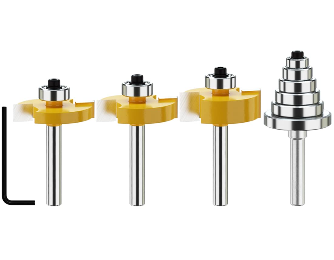 Cove Router Bit Set - 8 Piece Carbide -10 Cove Router Bit Set - 8 Piece Carbide -10